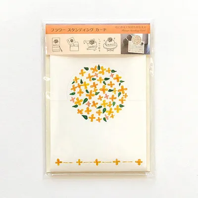 Osmanthus With Envelope Standing Message Card