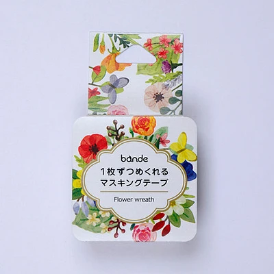 Bande Flower Wreath Individual Pieces Masking Tape BDA402