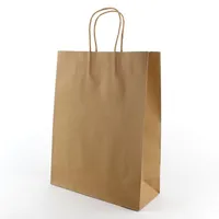 Gift Bag (Paper/Plain/BE/35x27x11cm (2pcs))
