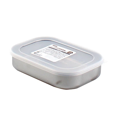 Stainless Steel Rectangular Food Container with Lid