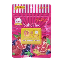 BCL Saborino 3-in-1 Firming & Extra Moisturizing Sheet Masks For Morning