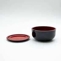 Black Lacquer Bowl with Lid