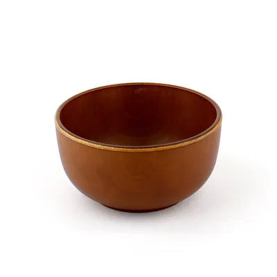 Bowl (PET/Microwave Safe/Dishwasher Safe/Wood/d.12.5x6.5cm)