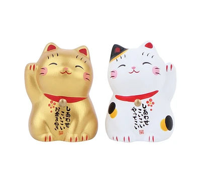 Yakushigama Ceramic Lucky Draw Lucky Cat