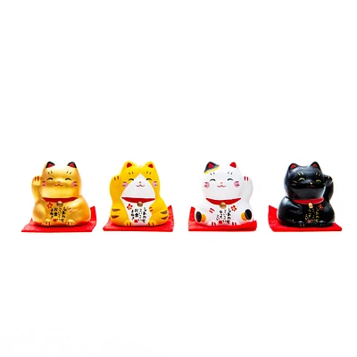 Yakushigama Ceramic Small Beckoning Cats