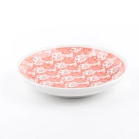 Red Snapper Design Ceramic Plate