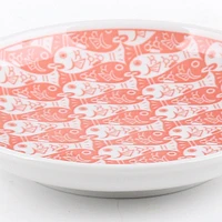 Red Snapper Design Ceramic Plate