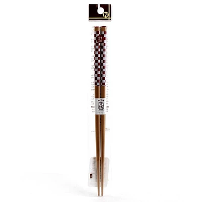 21cm Traditional Pattern Bamboo Chopsticks