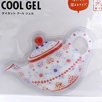 Ice Pack (Gel/To Freeze/Tea Pot/Polish Flowers/W8.5xH12.1cm)