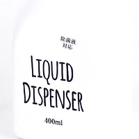 Liquid Dispenser Bottle (HDPE/PP/Words/13.4x6.9cm)