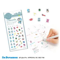 Epoch Chemical Doraemon Mini Stickers - Crayon