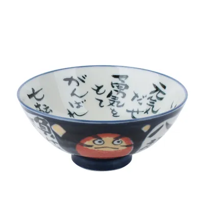 Daruma Doll Porcelain Bowl d.14cm