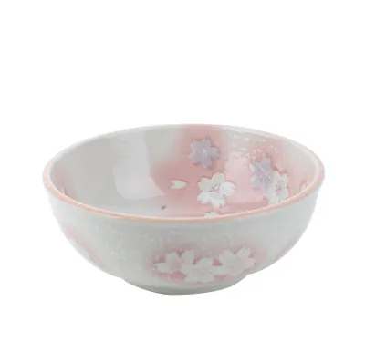 Sakura Cherry Blossom, White Gap Porcelain Bowl d.13.2cm