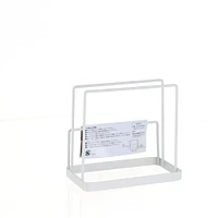 Cutting Board Stand (White/6.5x12x10.5cm)