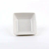 Bowl (Shallow/Square/WT/8.5x2.5cm)