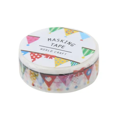 World Craft Colourful Garland Masking Tape