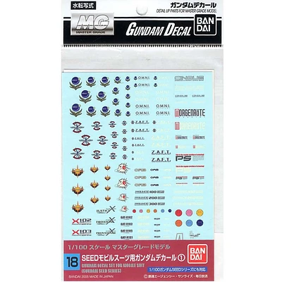 Bandai Gundam Decal 18 Gundam SEED Series