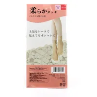 Women Crew Length Stockings with Lace (22-25cm)