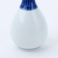 Kuchi Brush Stroke Tokusa Ten Grass Porcelain Tokkuri Sake Bottle