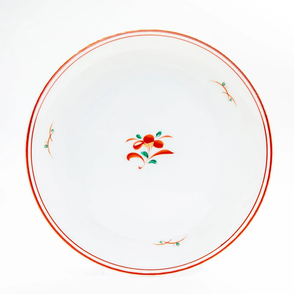 Japanese Porcelain Red Painting Plate