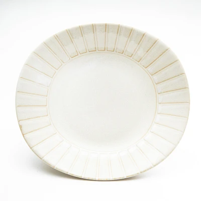 Japanese Porcelain Shinogi Oval Plate