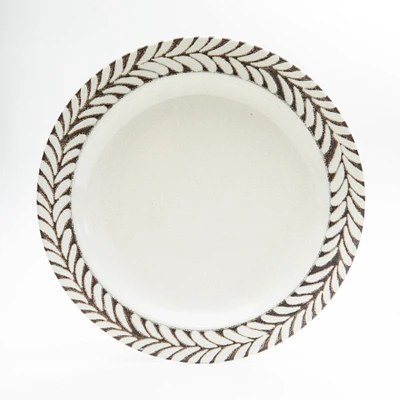 Japanese Porcelain Leaf Motif Plate