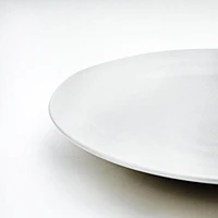 Japanese Lightweight Grey Porcelain Plate 