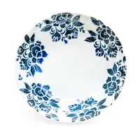 Japanese Porcelain Bowl with Rose Pattern