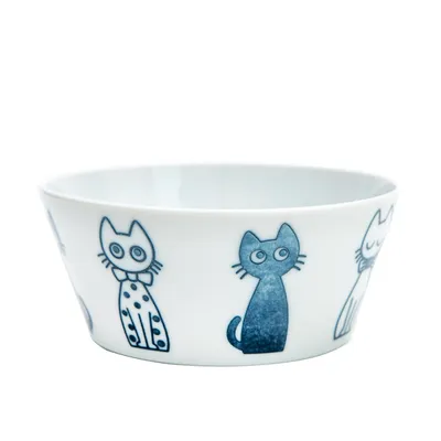 Japanese Wildcat Cereal Bowl 