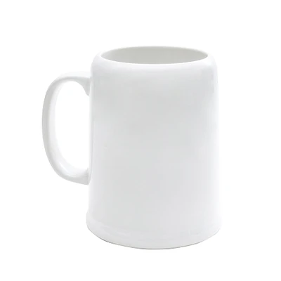Simple White Porcelain Mug