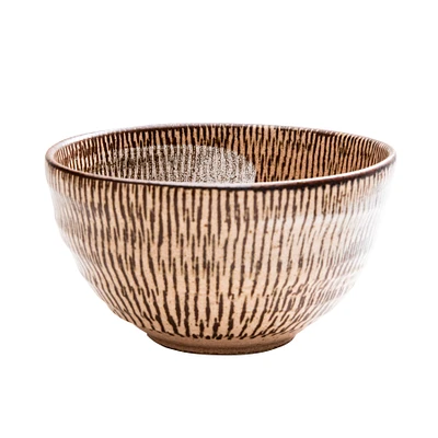 Brown Chattering Porcelain Bowl