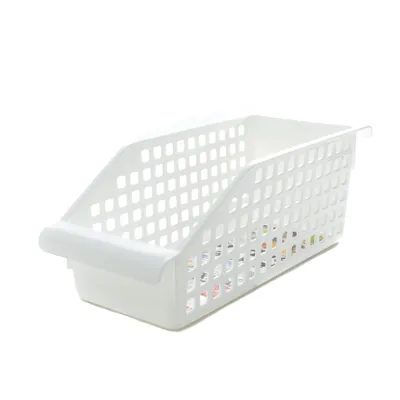 White Front Opening Bridge Basket