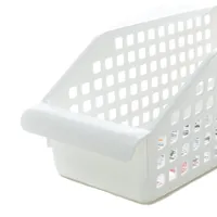 White Front Opening Bridge Basket