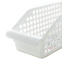 White Front Opening Bridge Basket