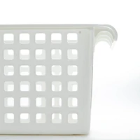 White Front Opening Bridge Basket