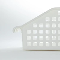 White Front Opening Bridge Basket