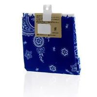 Bandana (Multipurpose/Paisley/BL/WT/60x60cm)