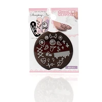 Stamping Plate (Iron/Nail Art/Yami-Kawaii/d.5.5cm)