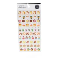 Stickers (Paper/Food*2-Types/20.2x9.3cm)