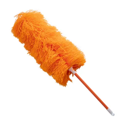 Orange Fluffy Duster