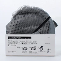 Foldable Mesh Storage Basket For Laundry & Toy (Grey)