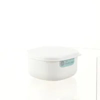 Storage Case (PP/Microwave-Safe/With Lid/Fruits/10.2x10.2cm / 340mL)