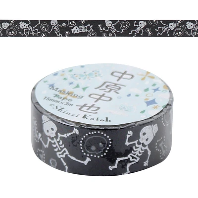 Seal-Do kirapika Shinzi Katoh Design Nakahara Chuuya Star Clown: Bones Masking Tape