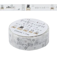 Seal-Do Shinzi Katoh Design Monochrome Miyazawa Kenji: The Nighthawk Star Masking Tape