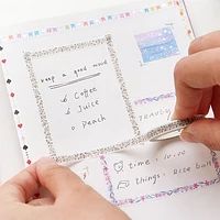 BGM Silver Foil Stamping Garland Masking Tape