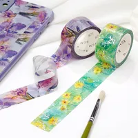 BGM Foil Stamping Masking Tape (Watercolour Flower: Daisy)