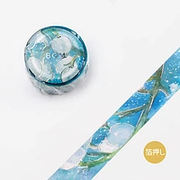 BGM Foil Stamping Masking Tape (Watercolour Flower: Lily of the Valley)