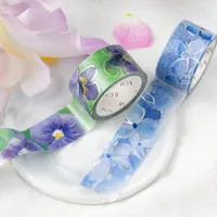 BGM Foil Stamping Masking Tape (Watercolour Flower: Violet)