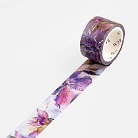 BGM Foil Stamping Masking Tape (Watercolour Flower: Iris)