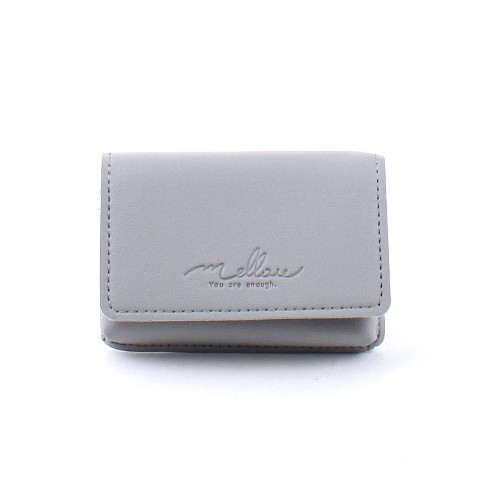 Grey Business Card Case (1.5x8x11cm)